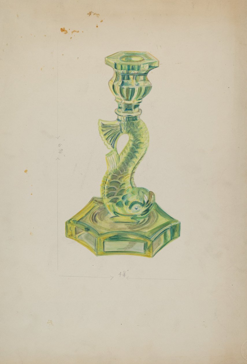 Delfin-Kerzenhalter von Ella Josephine Sterling