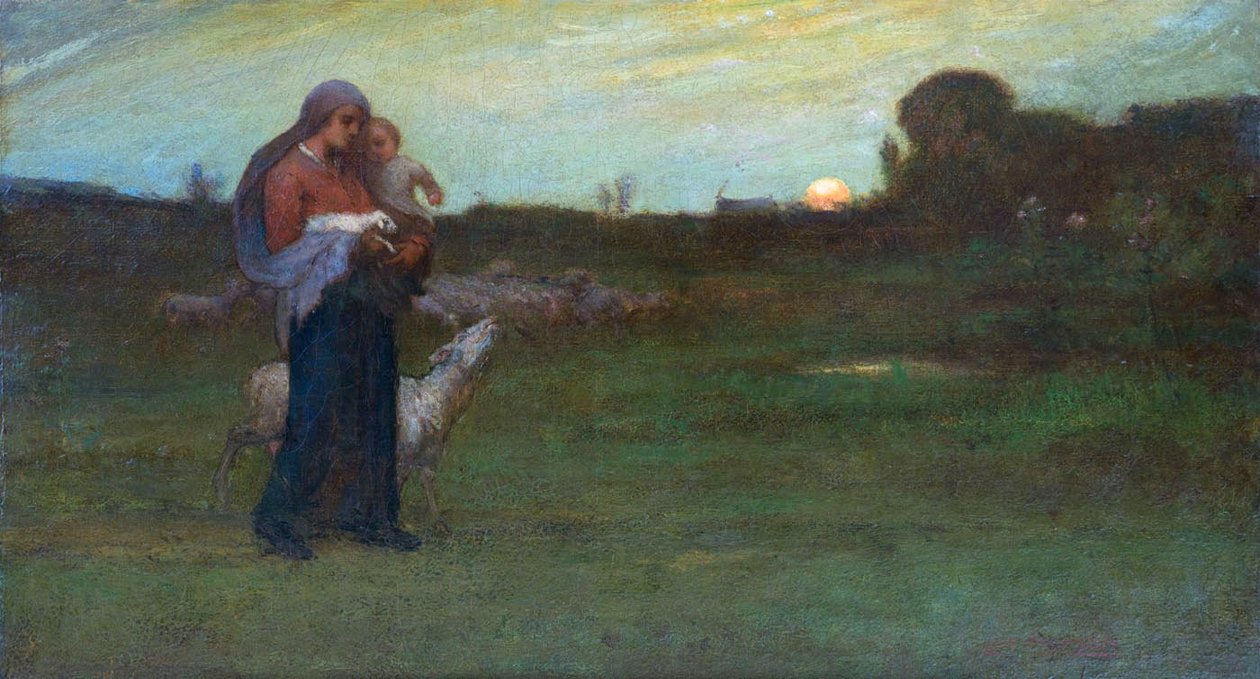 Madonna und Lamm von Elliot Daingerfield