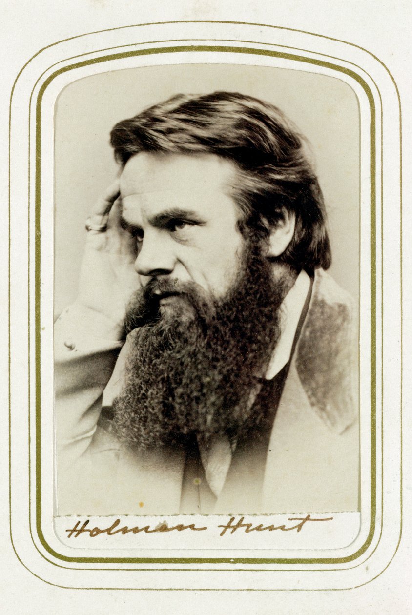 William Holman Hunt, englischer Künstler, 1865 von Elliott and Fry