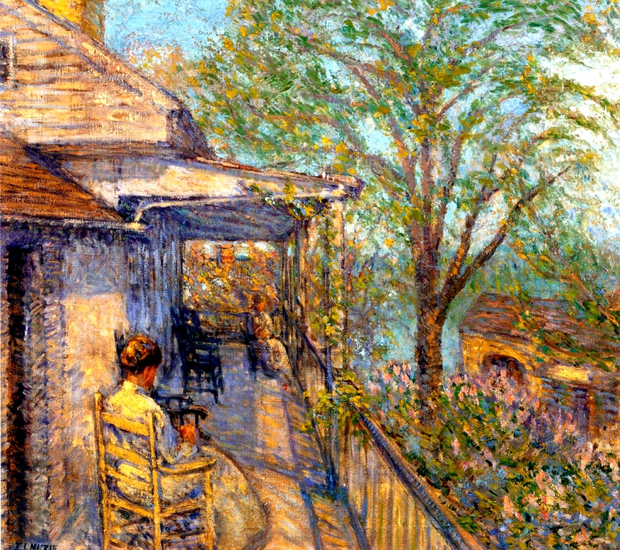 Die obere Veranda von Elmer Livingston MacRae