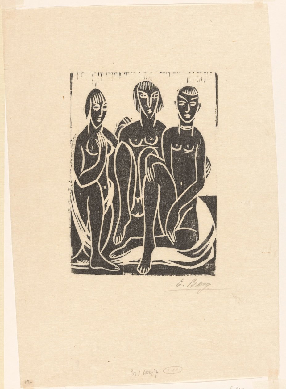 Drei Frauen von Else Berg (signed by artist)