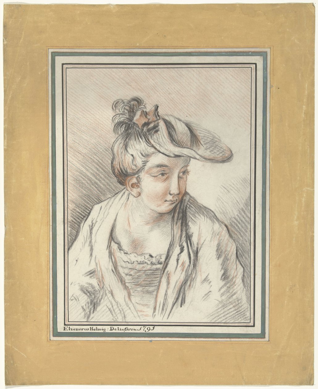 Frauenkopf von Elzenerus Helmigh