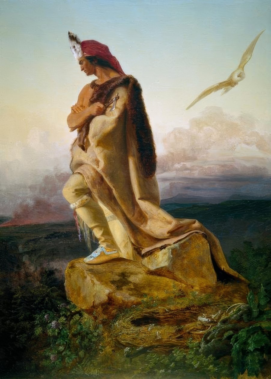 Der letzte Mohikaner von Emanuel Gottlieb Leutze