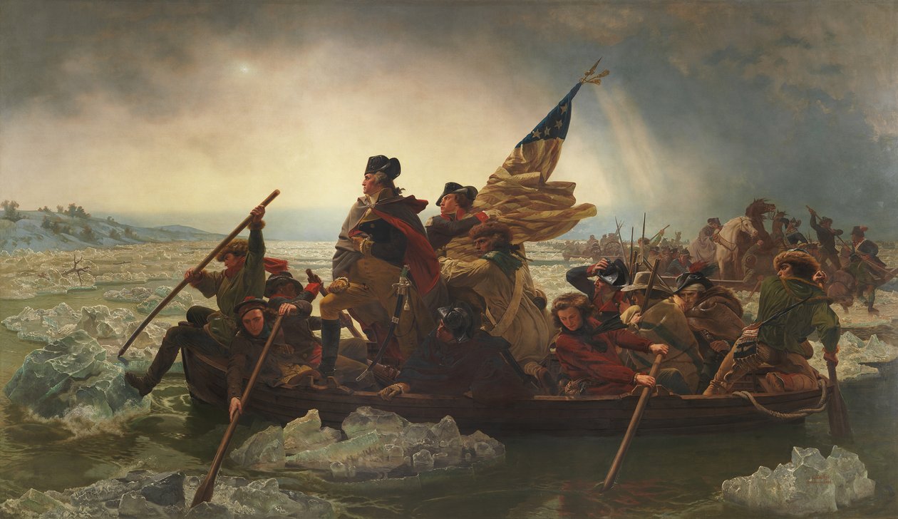 Washington überquert den Delaware, 1851 von Emanuel Gottlieb Leutze