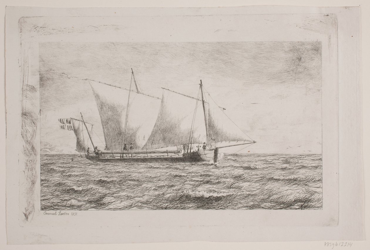 Ein Kanonenboot von Emanuel Larsen