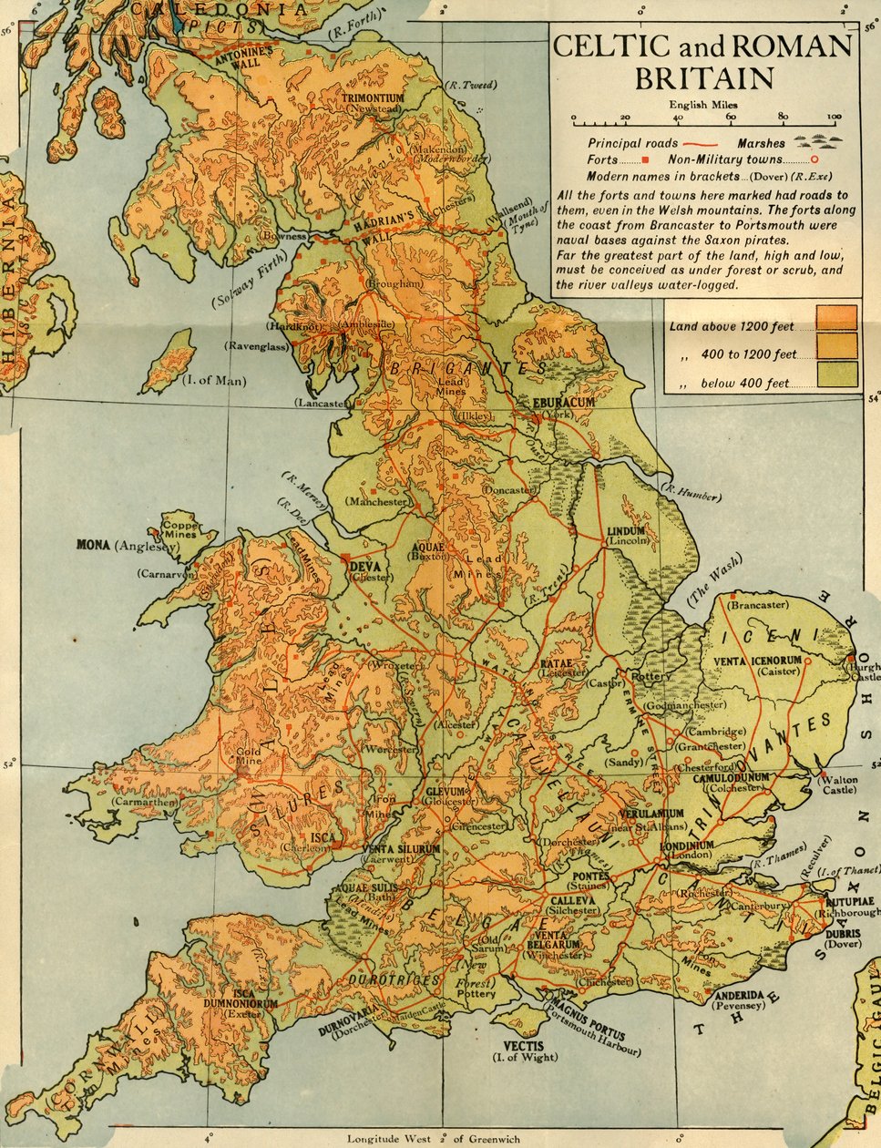 Keltisches und römisches Britannien, 1926 von Emery Walker
