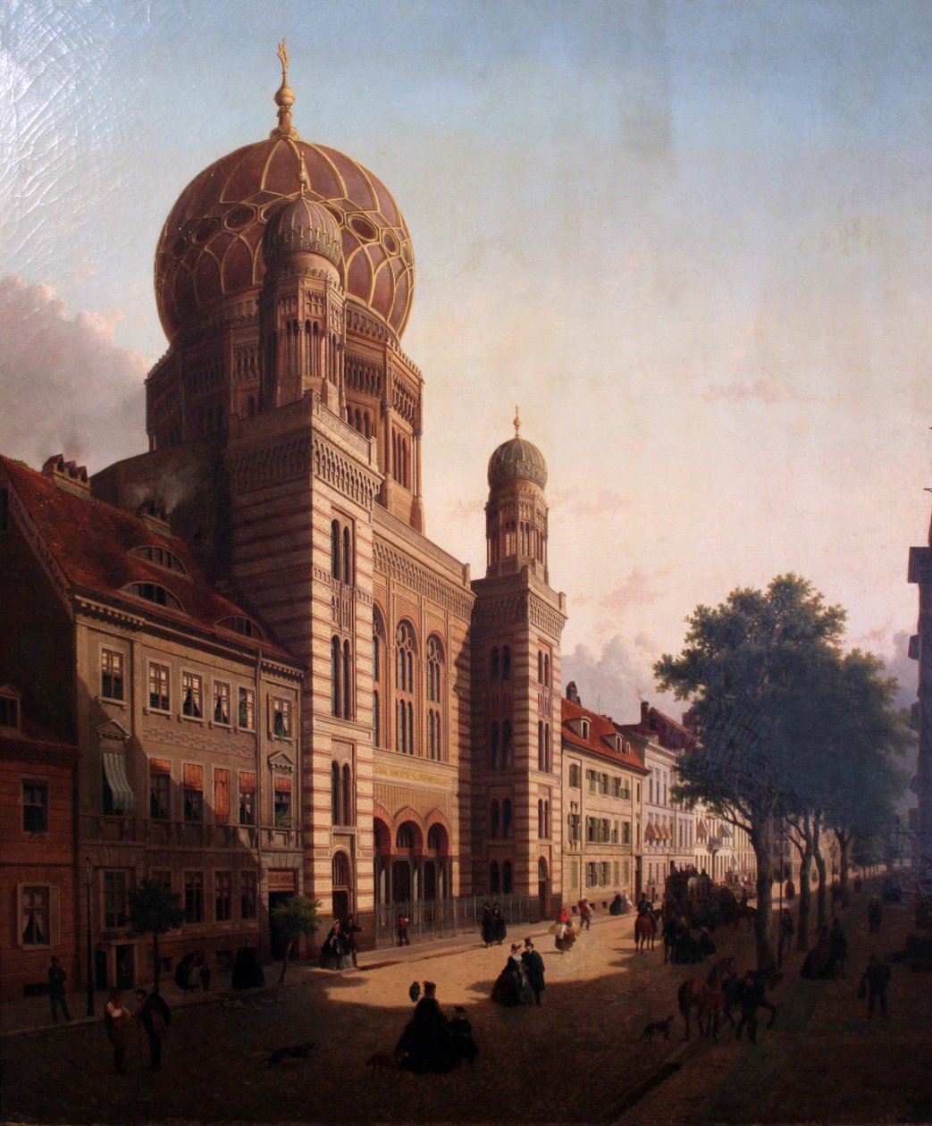 Die neue Synagoge in der Oranienburger Straße von Emil Pierre Joseph de Cauwer