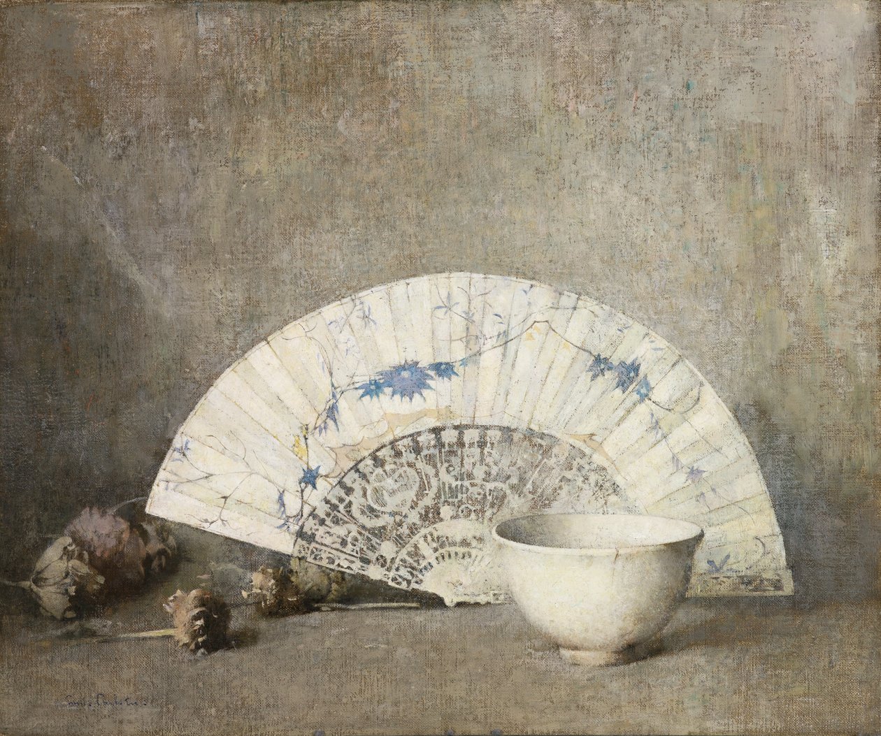 Der Fächer, um 1919 von Emil Carlsen