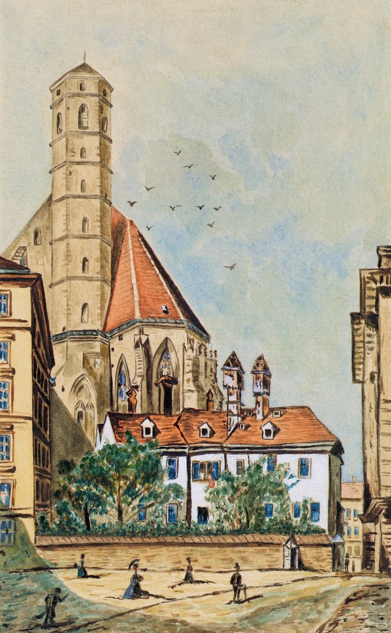 Die Minoritenkirche in Wien von Emil Hütter