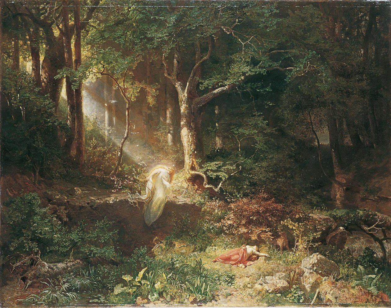 Waldfräuleins Geburt von Emil Jakob Schindler