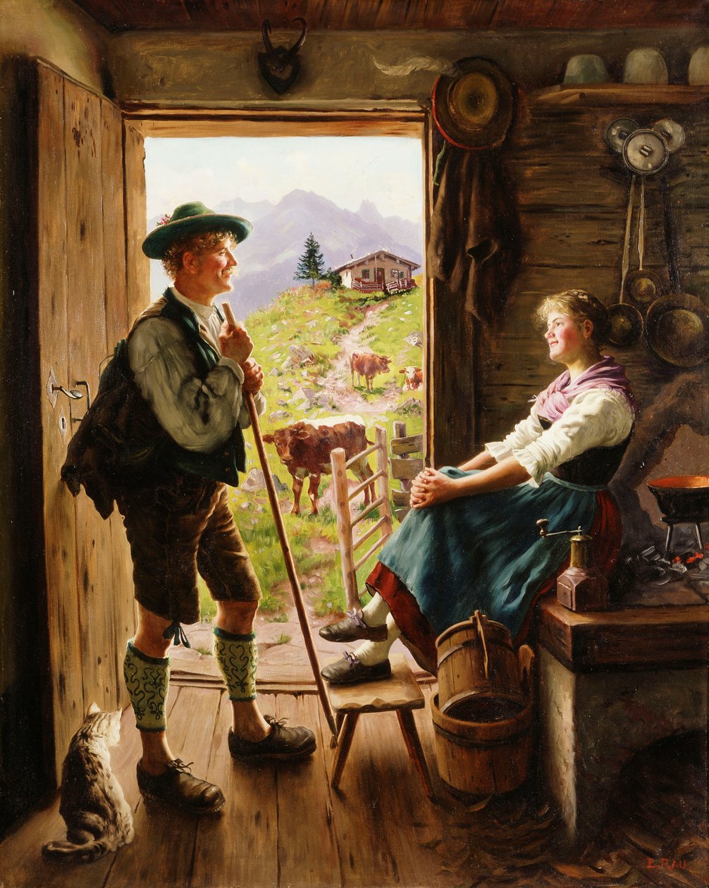 Tiroler Paar von Emil Karl Rau