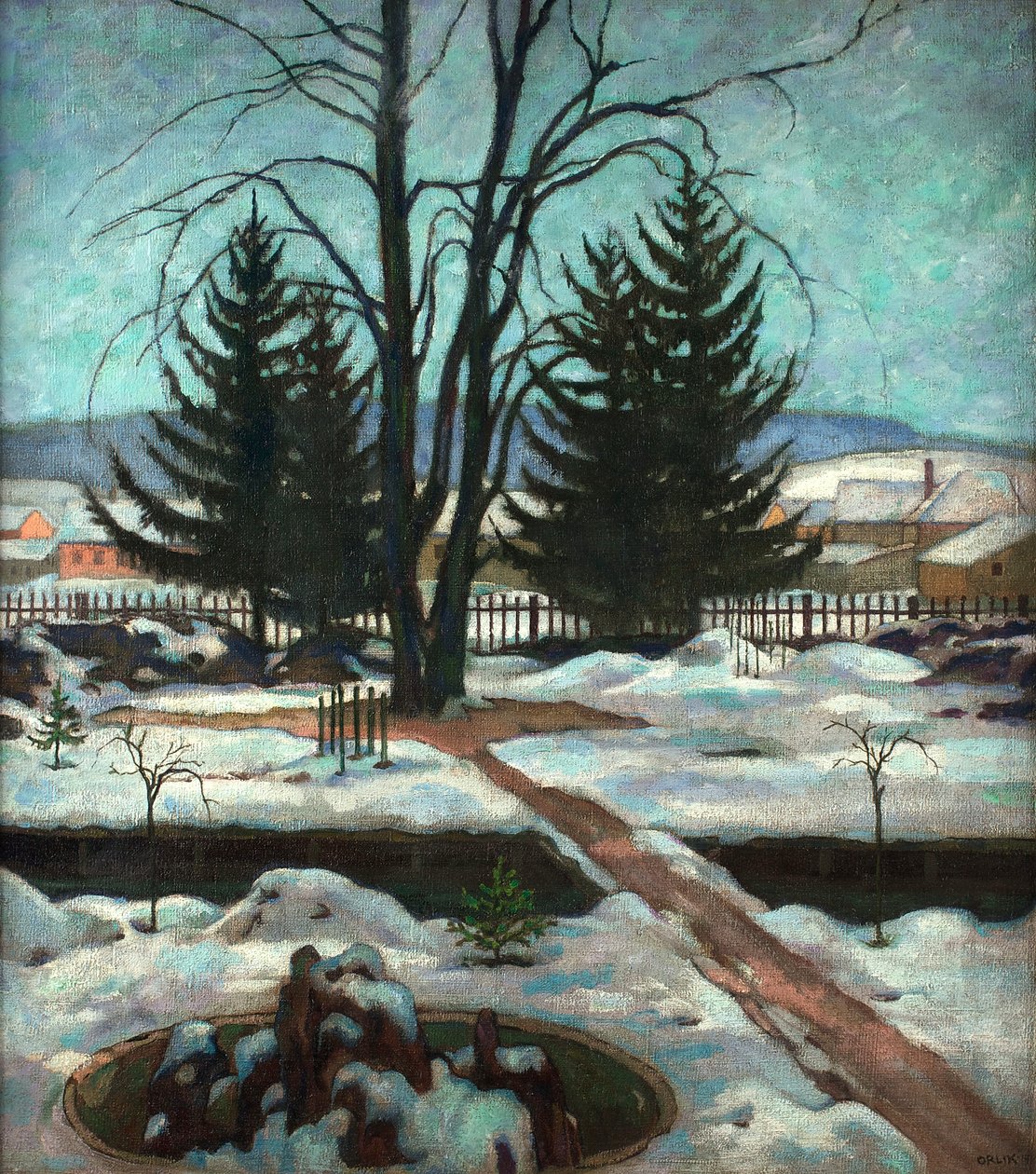 Winter von Emil Orlik
