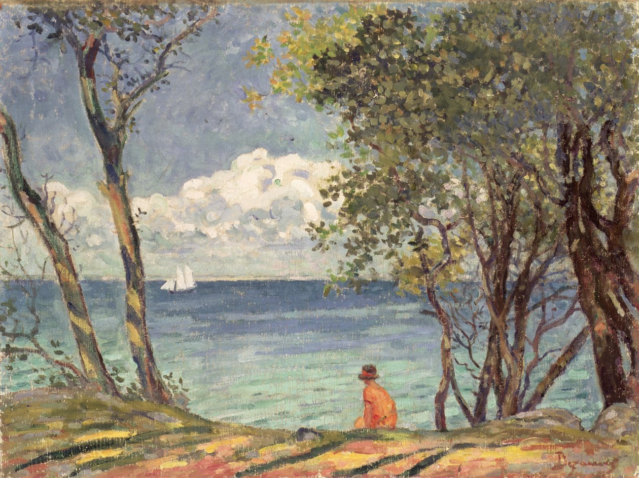 Am Wasser, 1920 von Emile Alfred Dezaunay