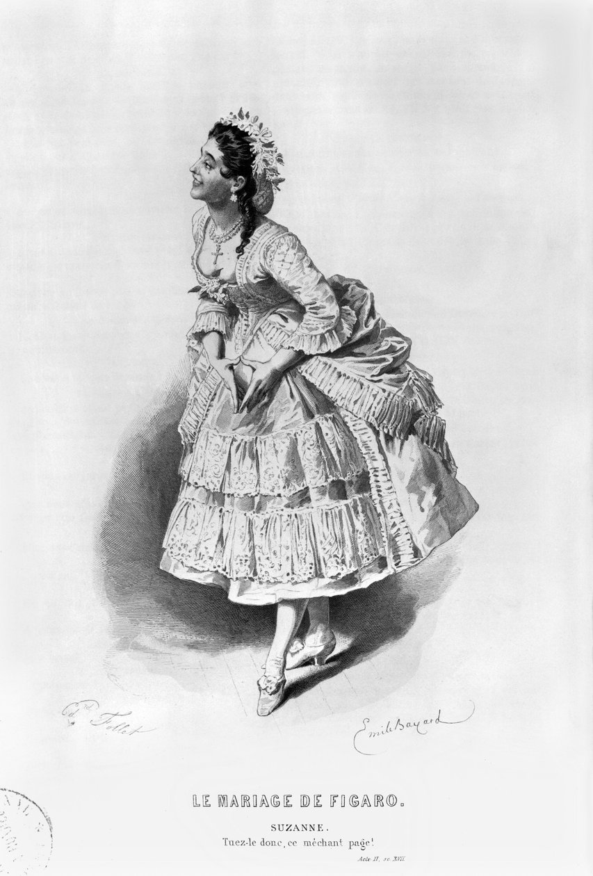 Suzanne, Illustration aus Akt II Szene 17 von 
