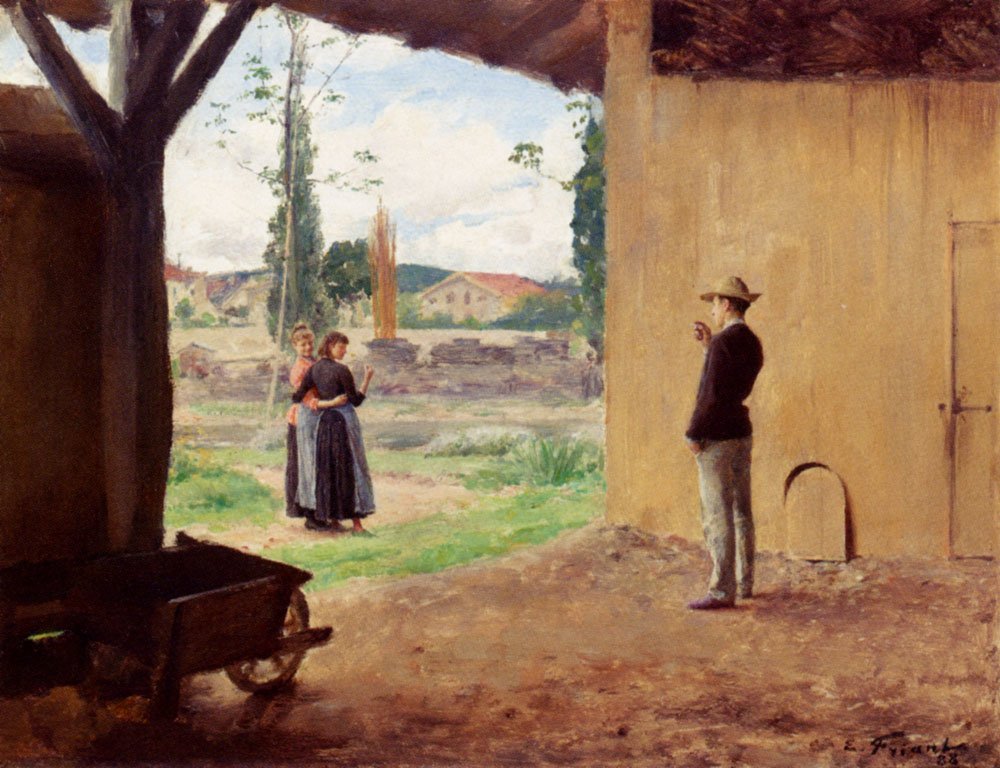 Frühling von Emile Friant