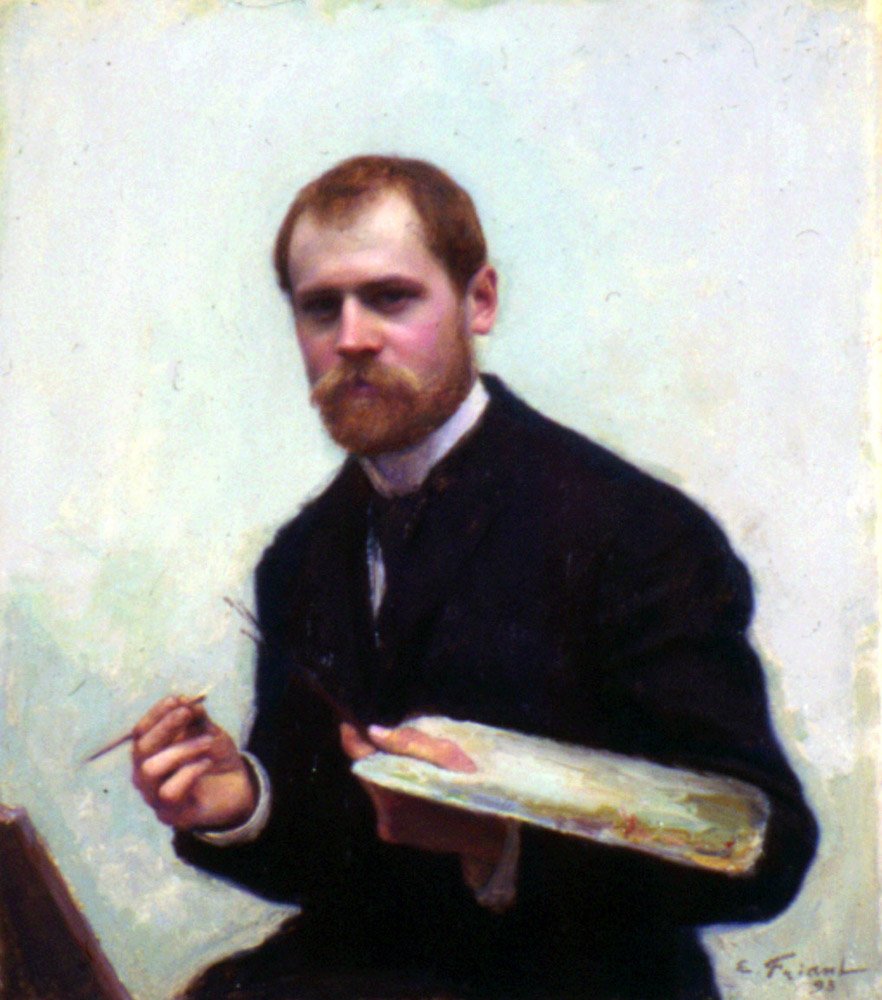 Selbstporträt von Emile Friant