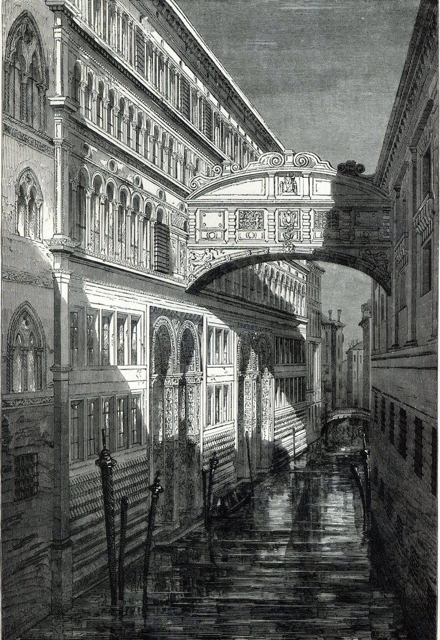 Seufzerbrücke, Venedig von Emile Theodore Therond