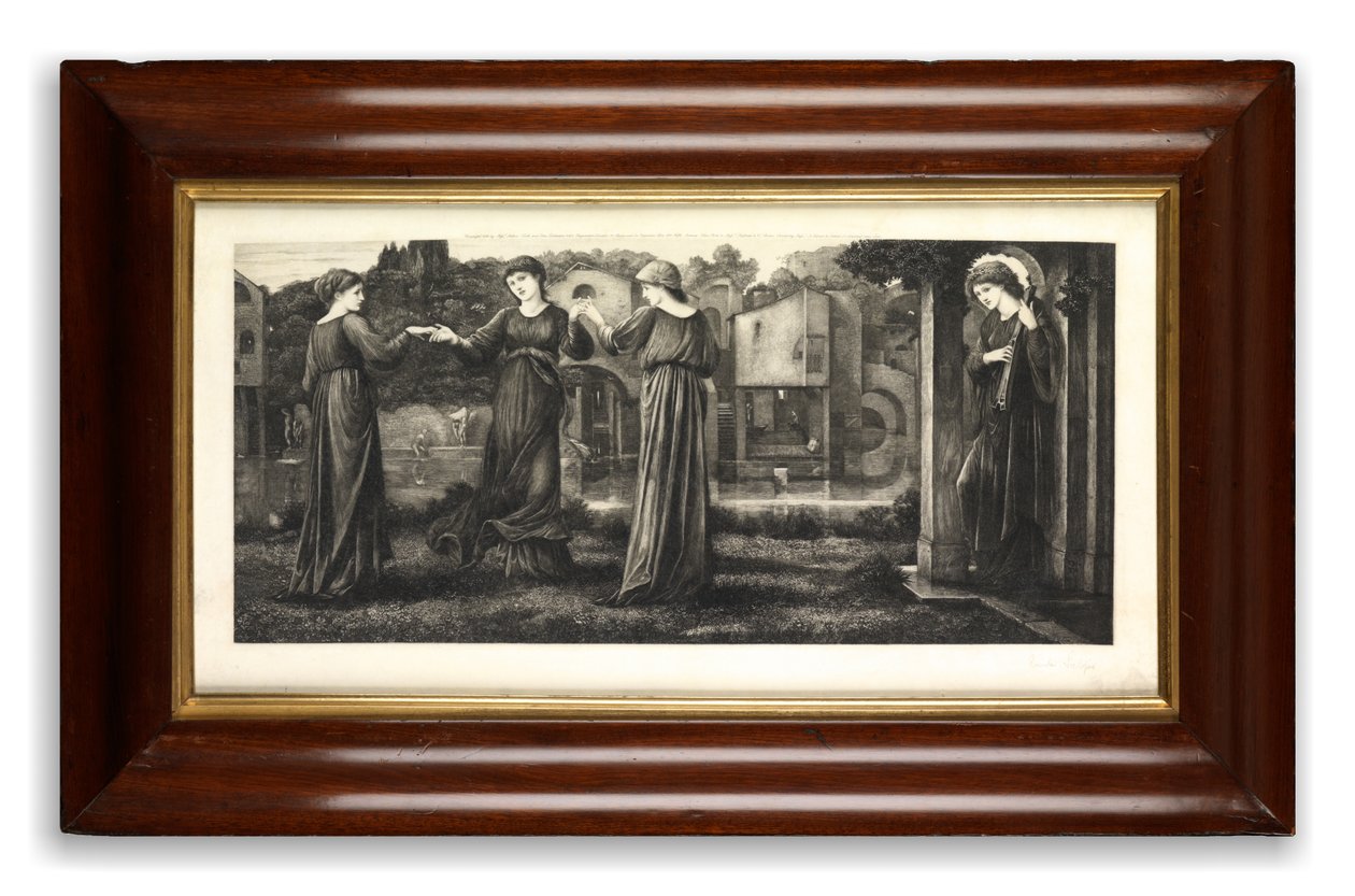 Die Mühle (Radierung auf Pergament) von Emile Jean Sulpis