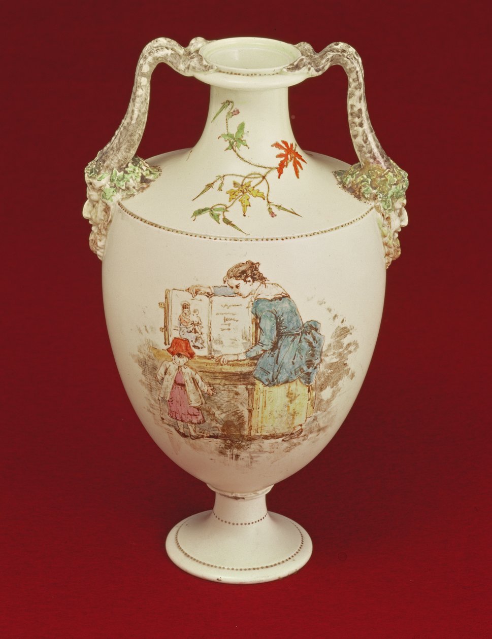 Wedgwood-Vase, spätes 19. Jahrhundert von Emile Aubert Lessore