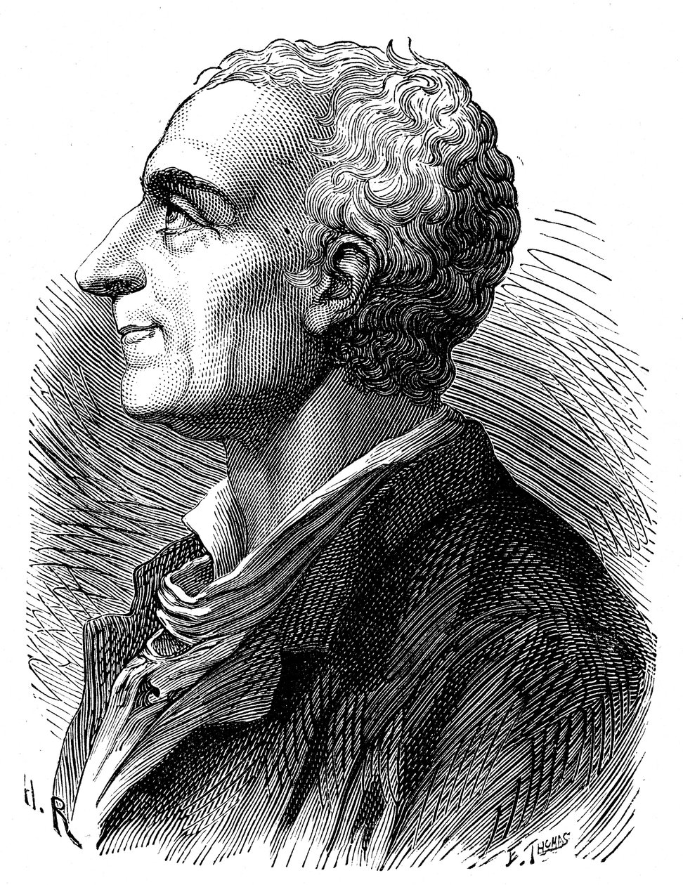 Porträt von Montesquieu von Émile Bayard