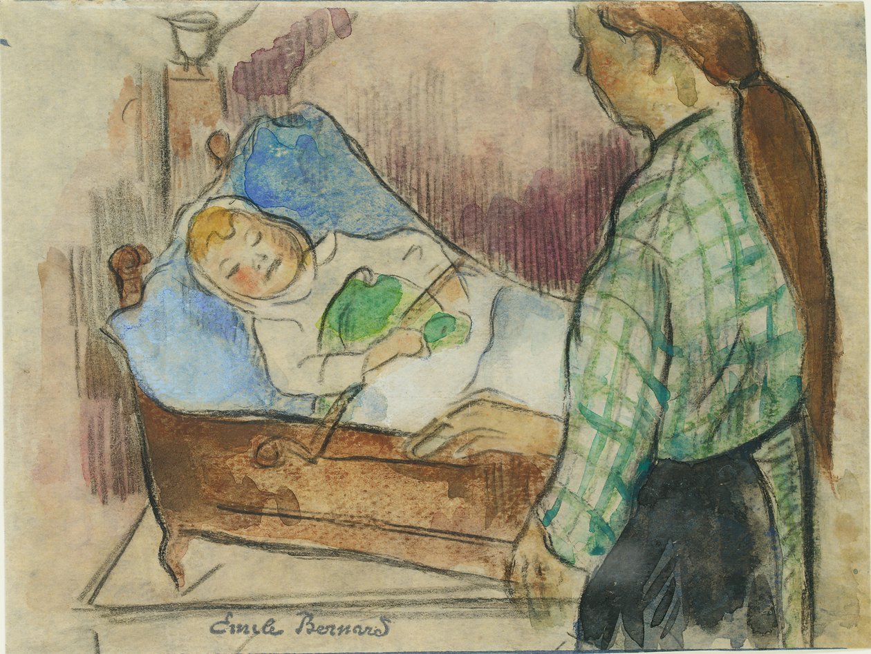 Schlafenszeit von Emile Bernard