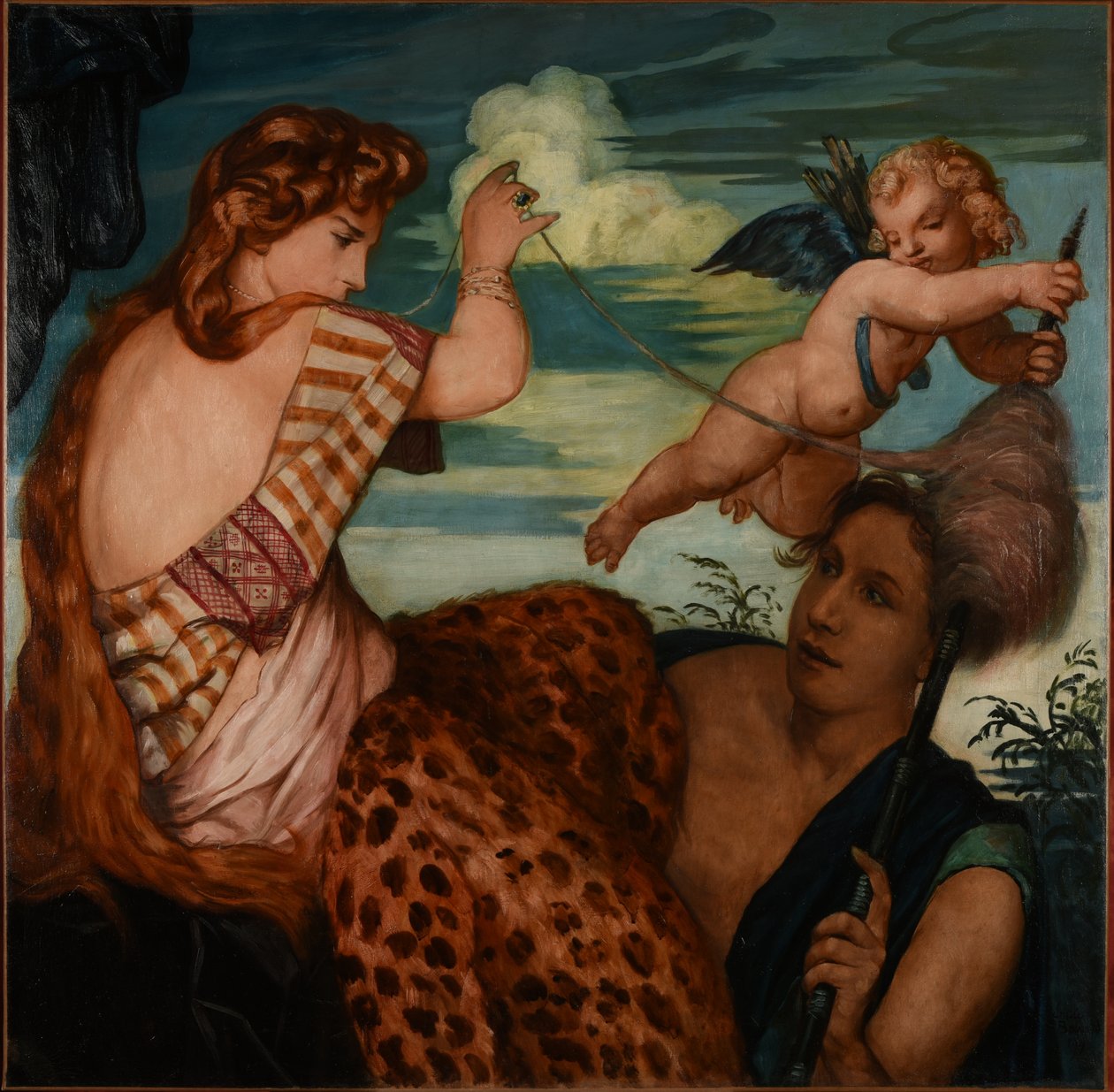 Herkules und Omphale von Emile Bernard