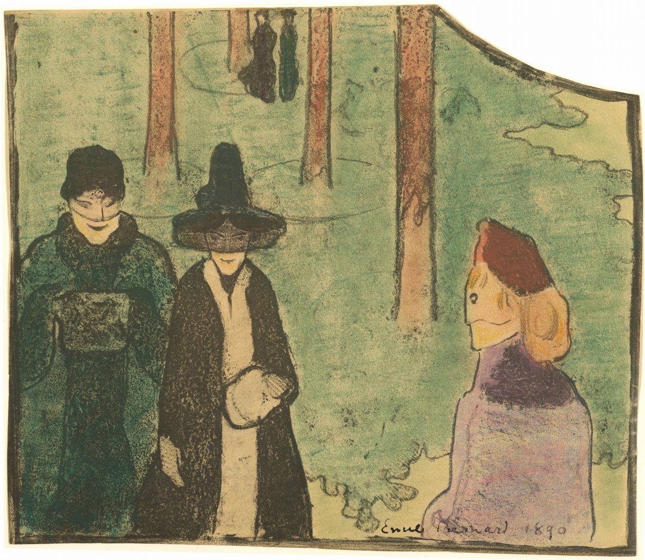 Im Wald von Emile Bernard