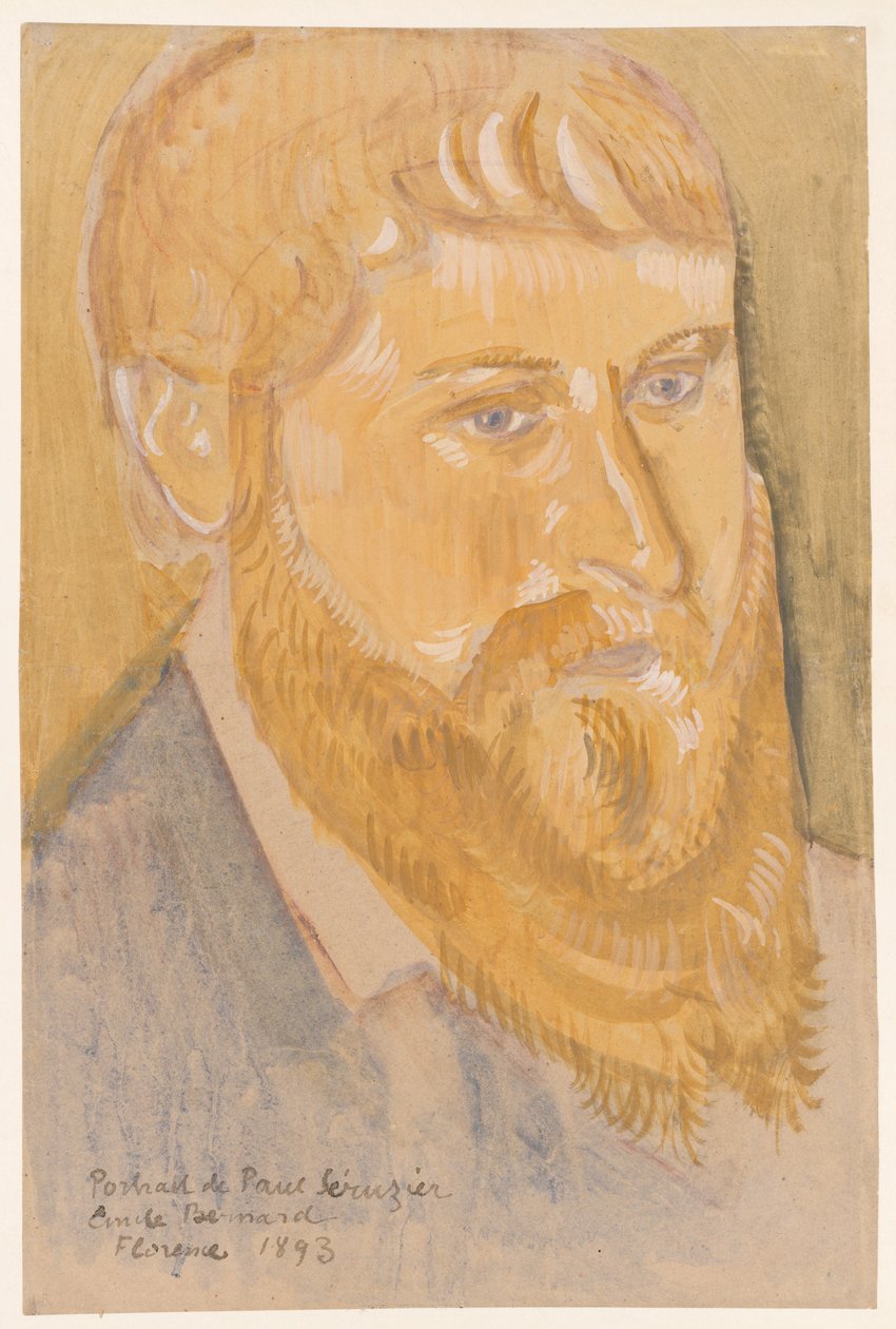 Porträt von Paul Sérusier von Emile Bernard