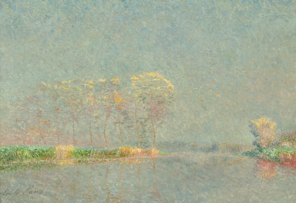 Nebel auf der Lys von Emile Claus
