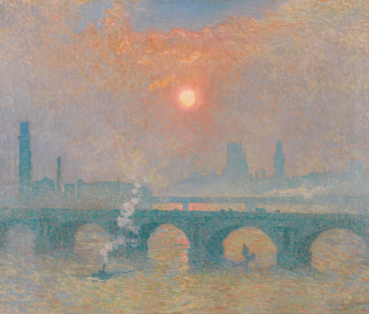 Waterloo-Brücke von Emile Claus
