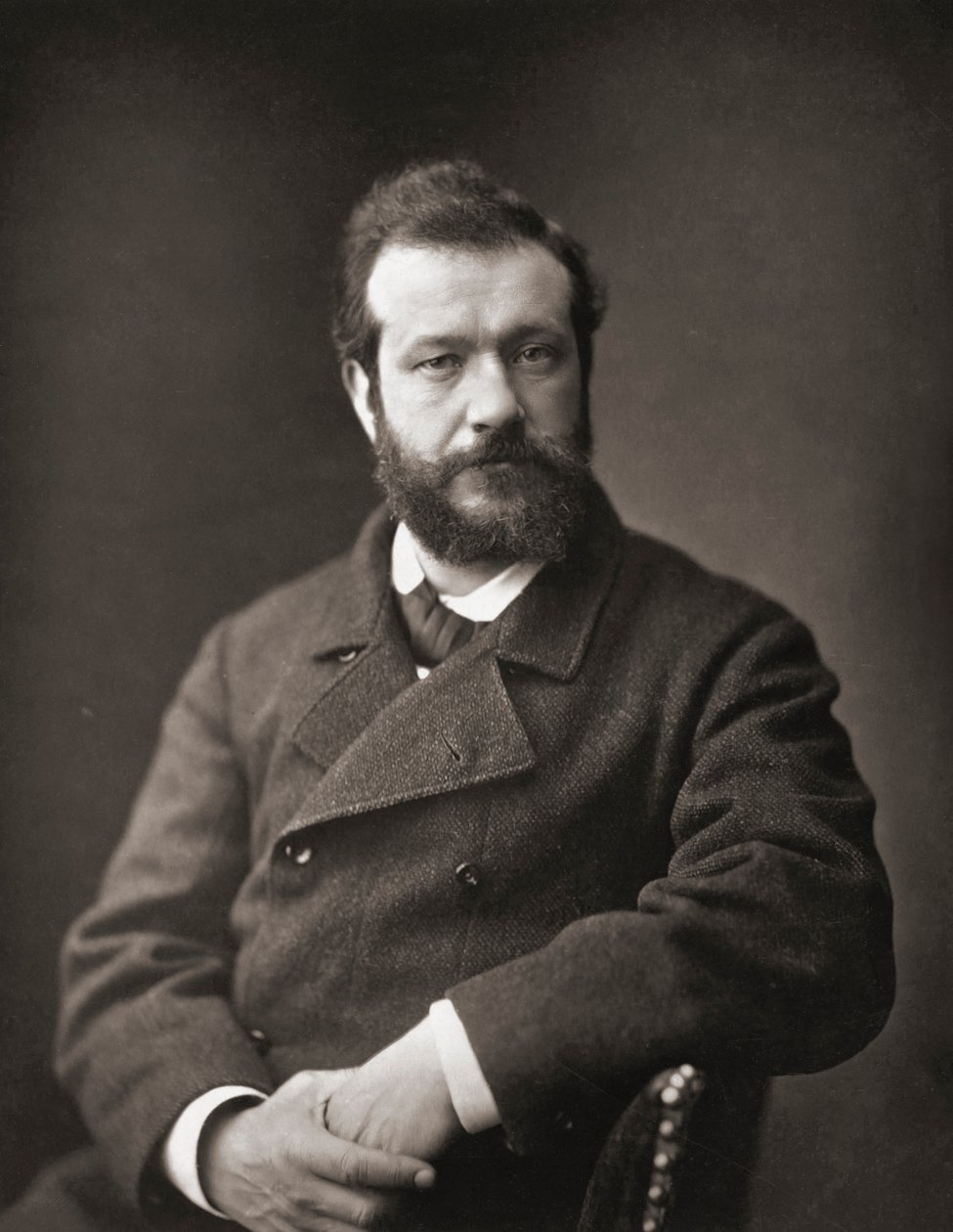 Félix Henri Bracquemond. Porträt von Emile Courtin