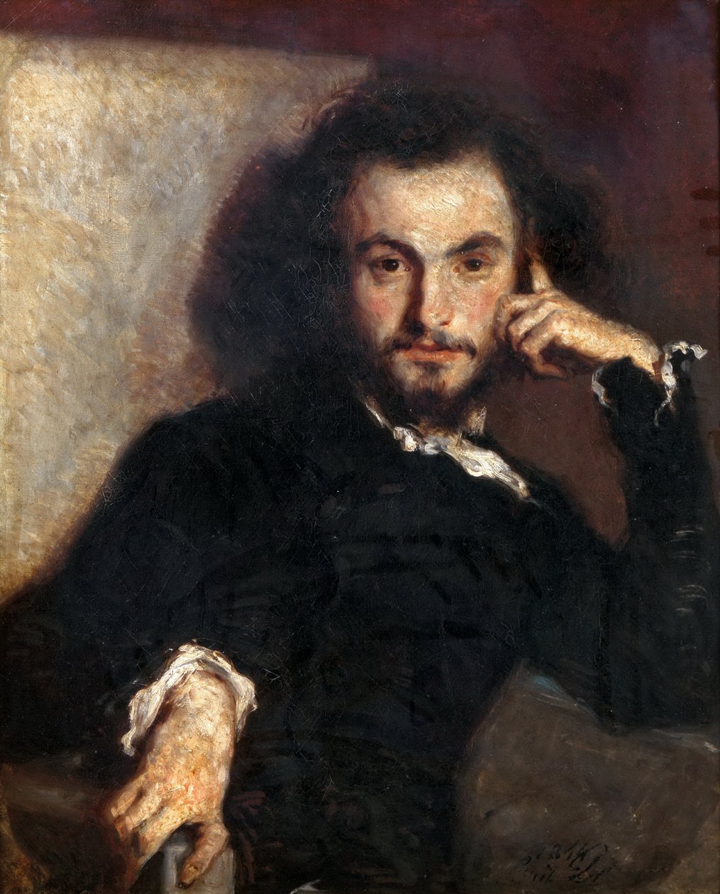 Charles Baudelaire 1821-1867 von Emile Isidore Deroy