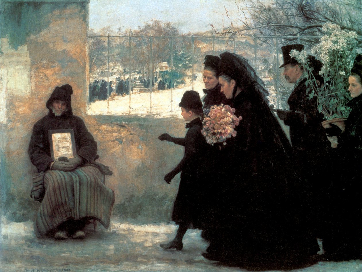 Allerheiligen, 1888 von Emile Friant