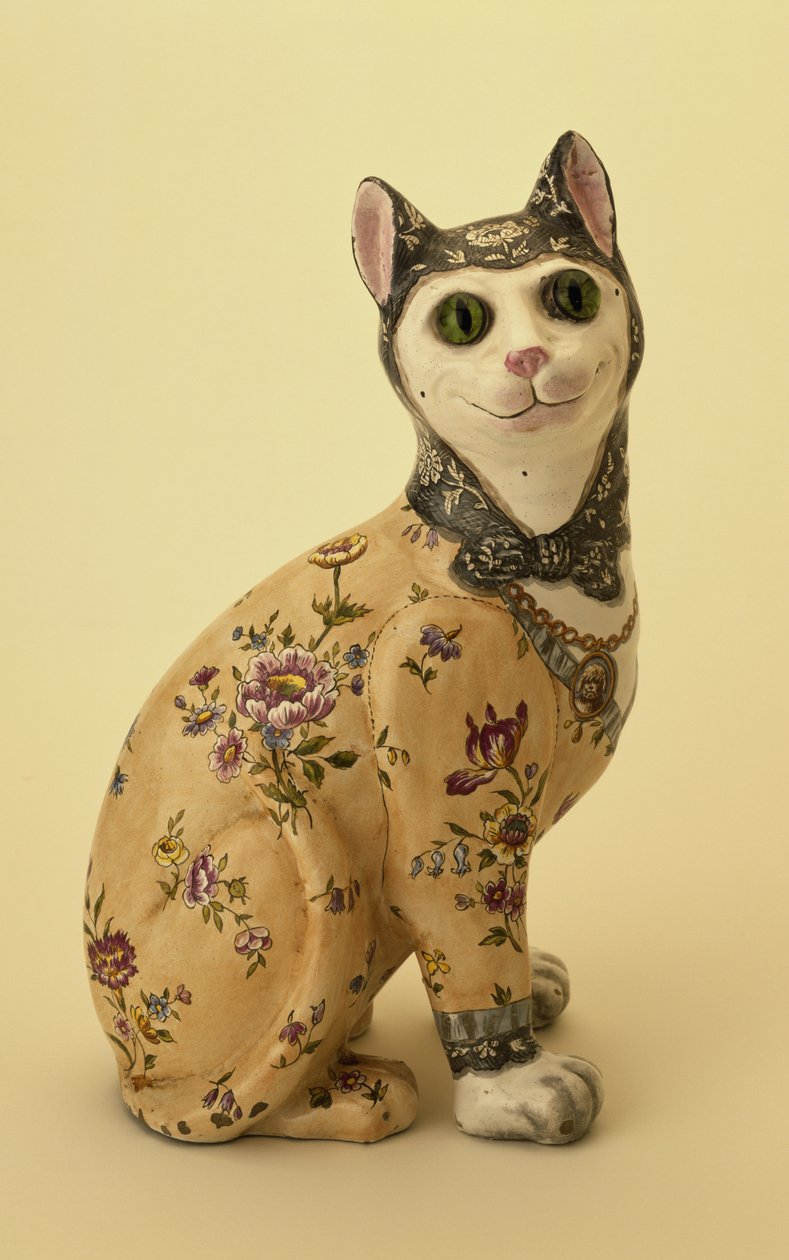 Figur einer Katze von Emile Galle