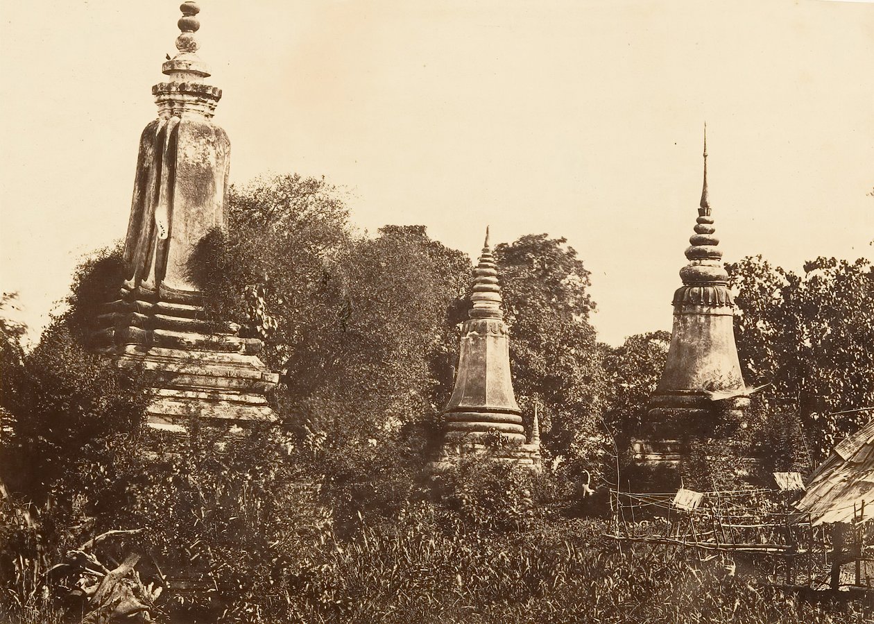 Nam-Vian - Gräber, 1866 von Emile Gsell