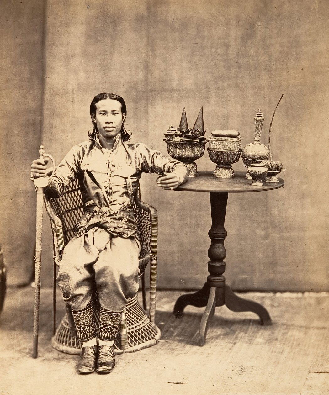 Phra-Kéo-Pha, Bruder des Königs, 1866 von Emile Gsell