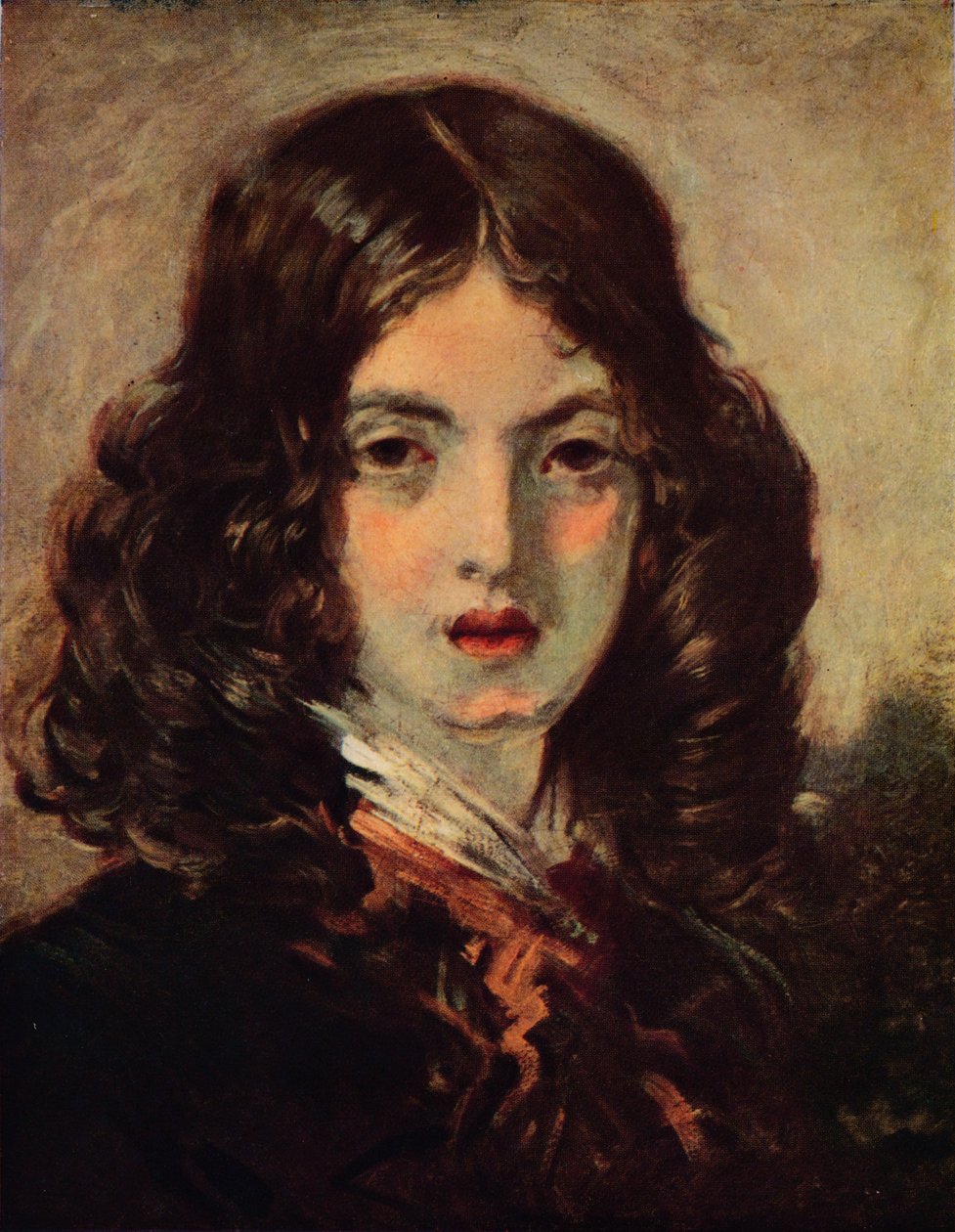 Petite Mendiante Rousse, um 1843, 1939 von Emile Isidore Deroy
