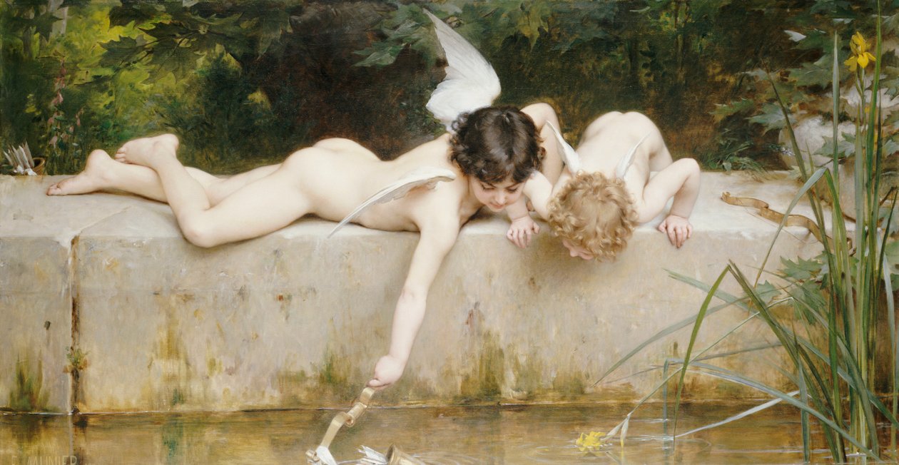 Die Rettung, 1894 von Emile Munier