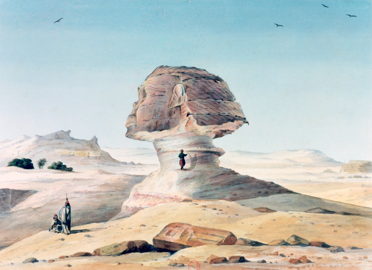 Die Sphinx, 19. Jahrhundert von Emile Prisse d