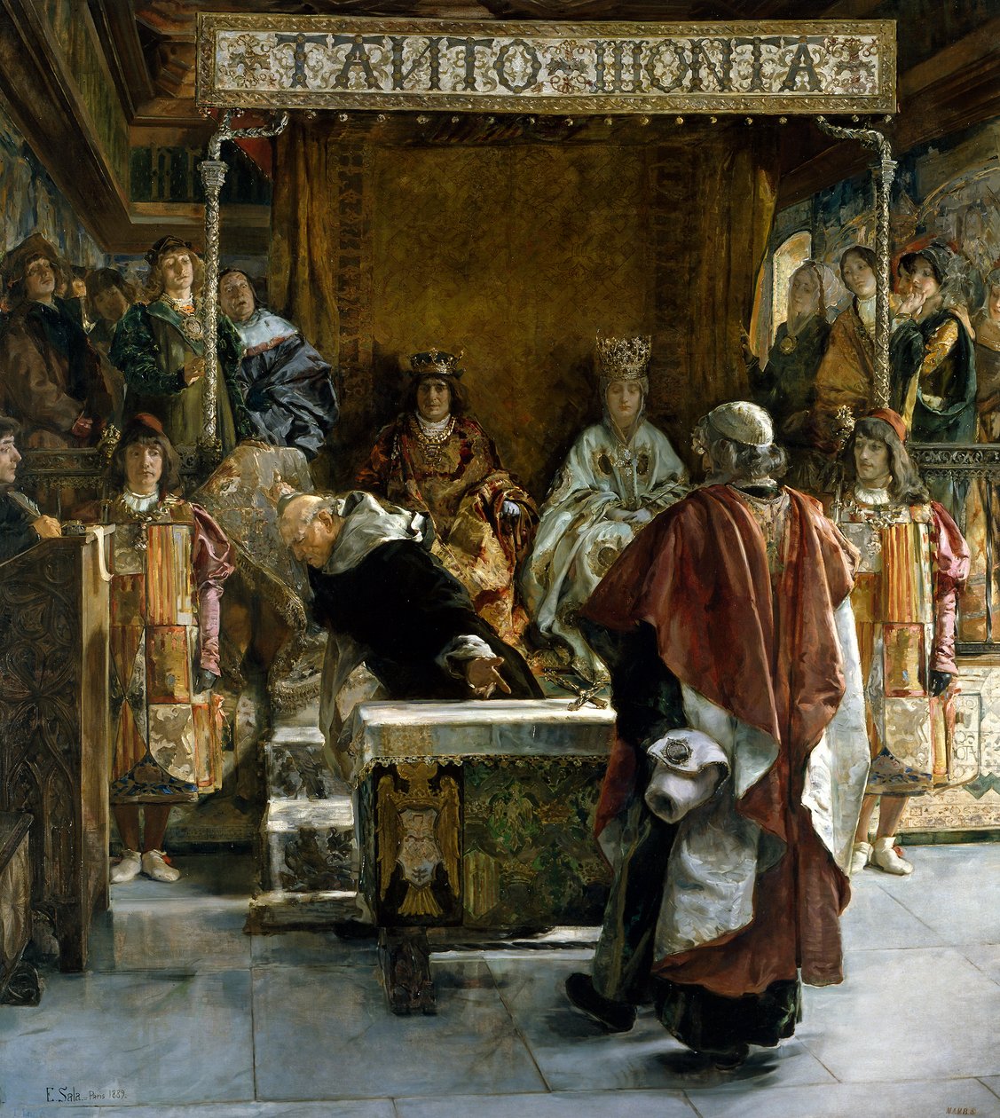Vertreibung der Juden aus Spanien (Jahr 1492) von Emilio Sala Francés
