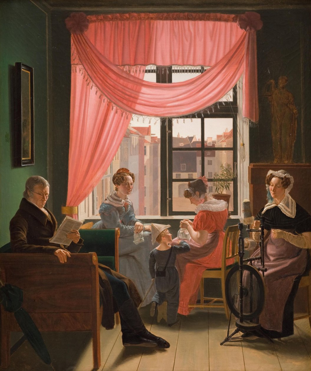 Familienporträt von Emilius Ditlev Baerentzen
