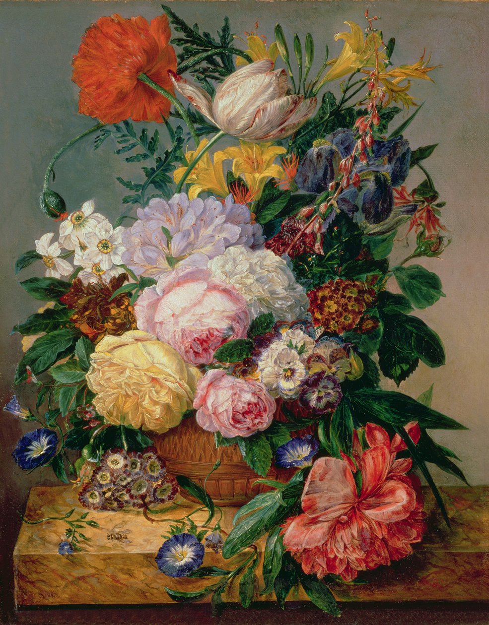 Blumen, um 1840 von Emily Stannard