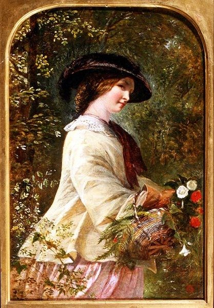 Die Blumenverkäuferin von Emily Mary Osborn