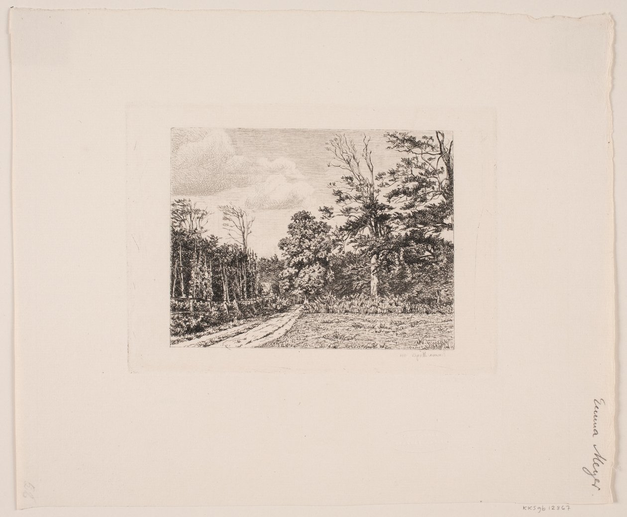 Waldpartie von Emma Meyer