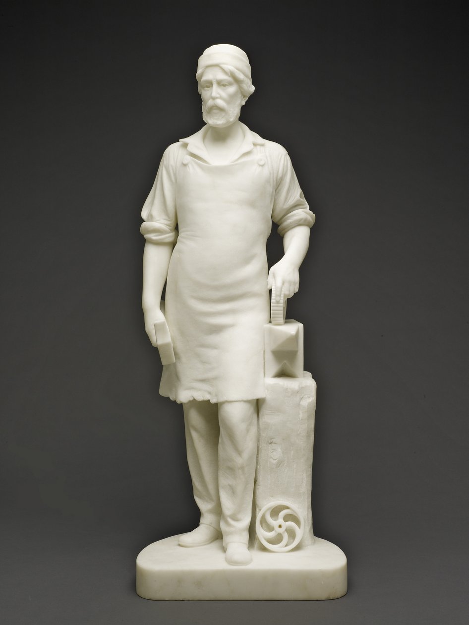 Maschinist, ca. 1859 von Emma Stebbins
