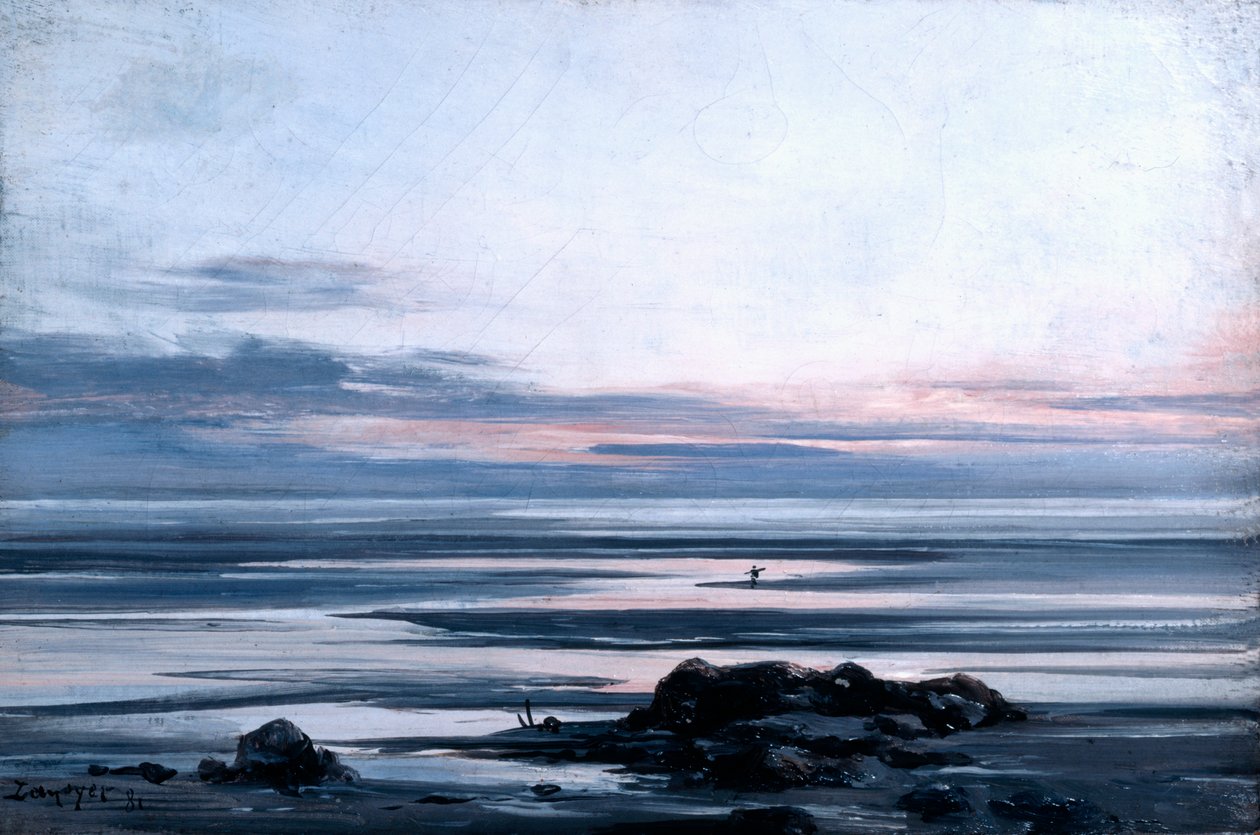 Mont St Michel von Emmanuel Lansyer