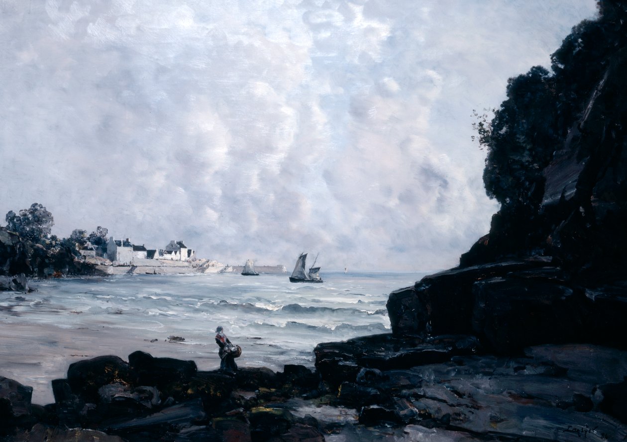 Der Hafen von Douarnenez von Emmanuel Lansyer