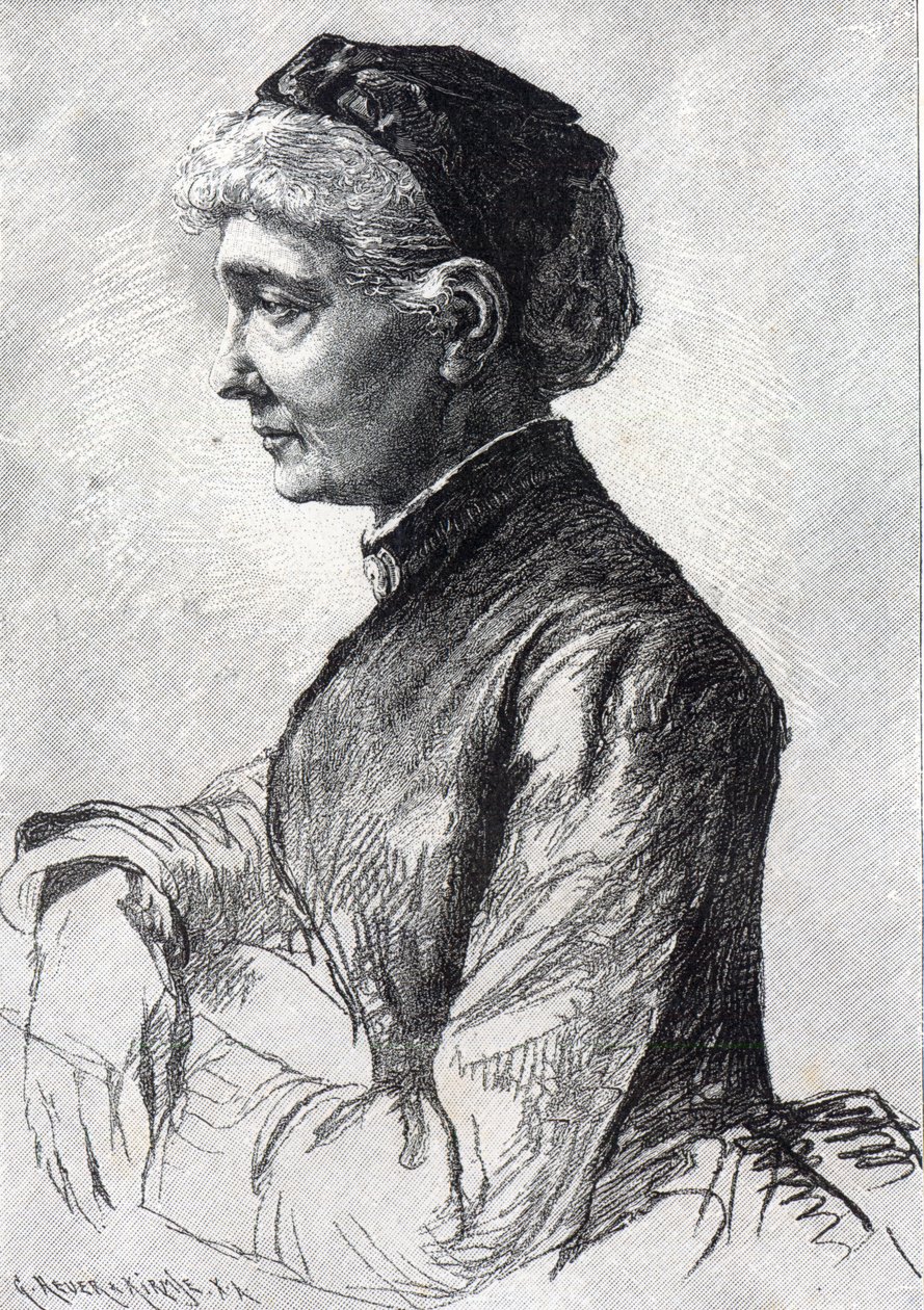 Studie einer Frau, 1893 von Empress Frederick of Germany