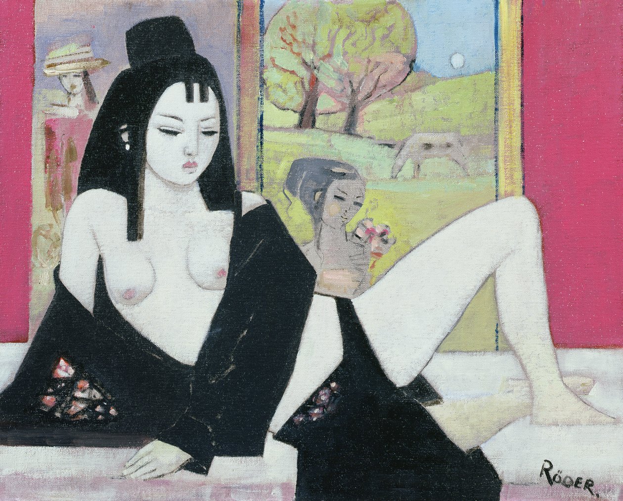 Schwarzer Kimono, 2008 von Endre Roder