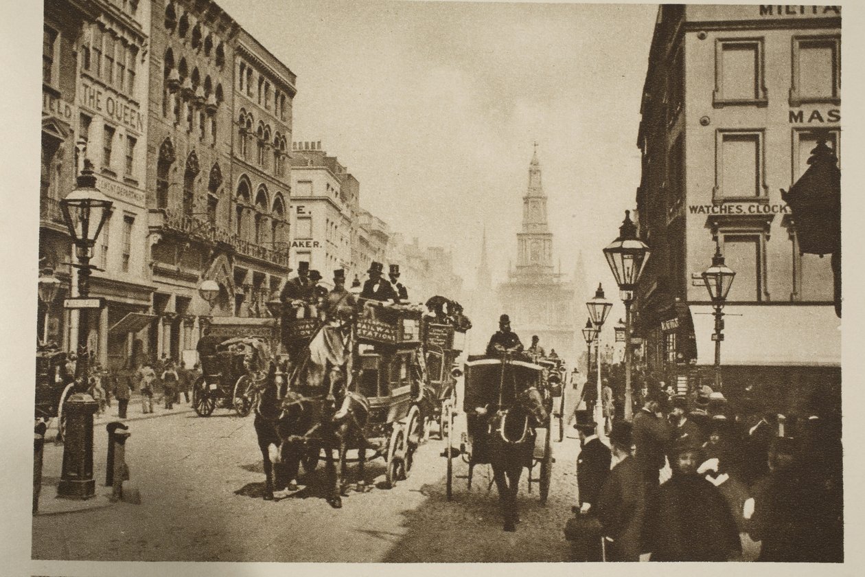 Aldwych Ende des neunzehnten Jahrhunderts von English Photographer